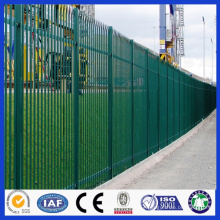 Hot dipped galvanized palisade fence panels